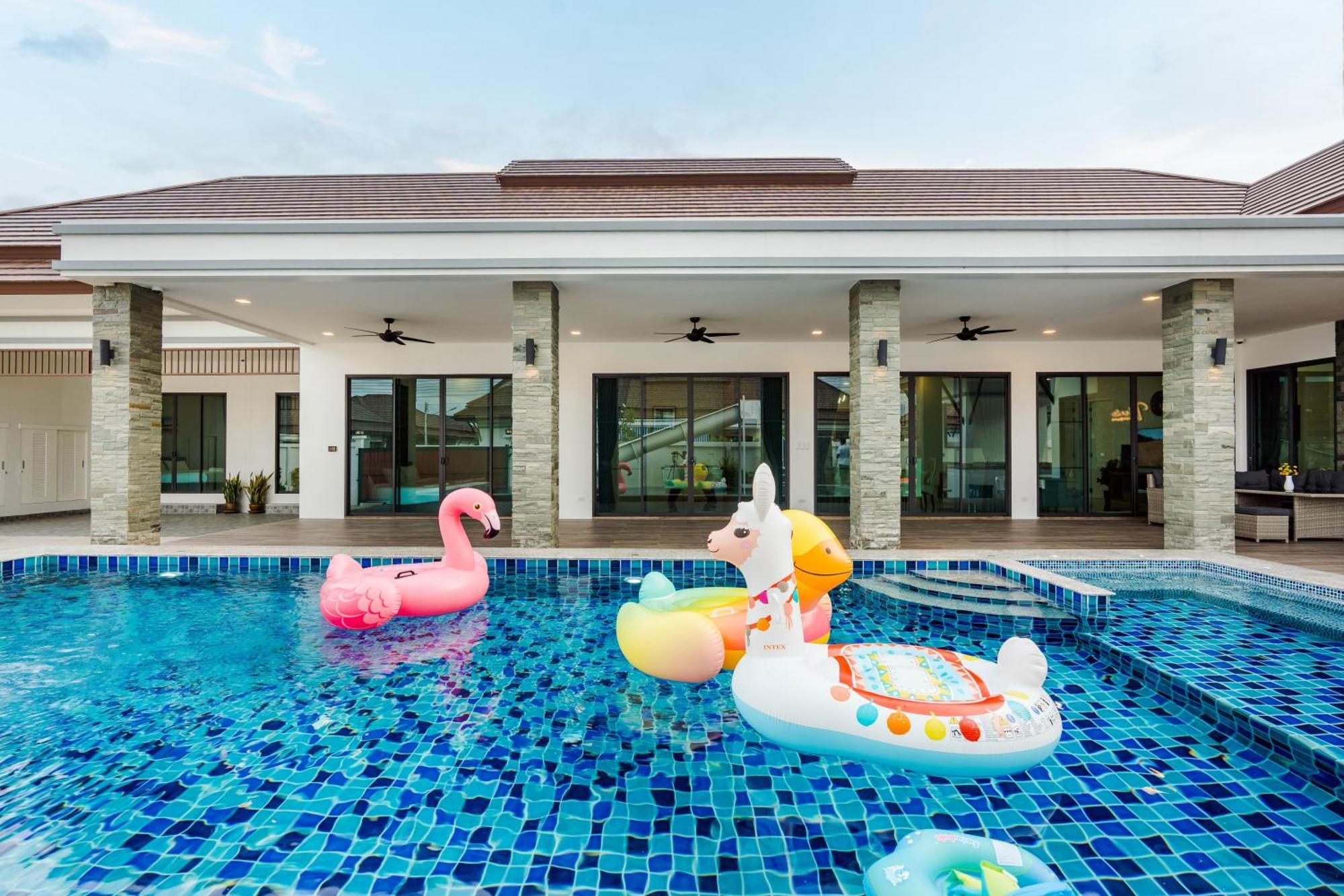 Viento Pool Villa Huahin 6 ห้องนอน Ban Bo Fai Exterior foto