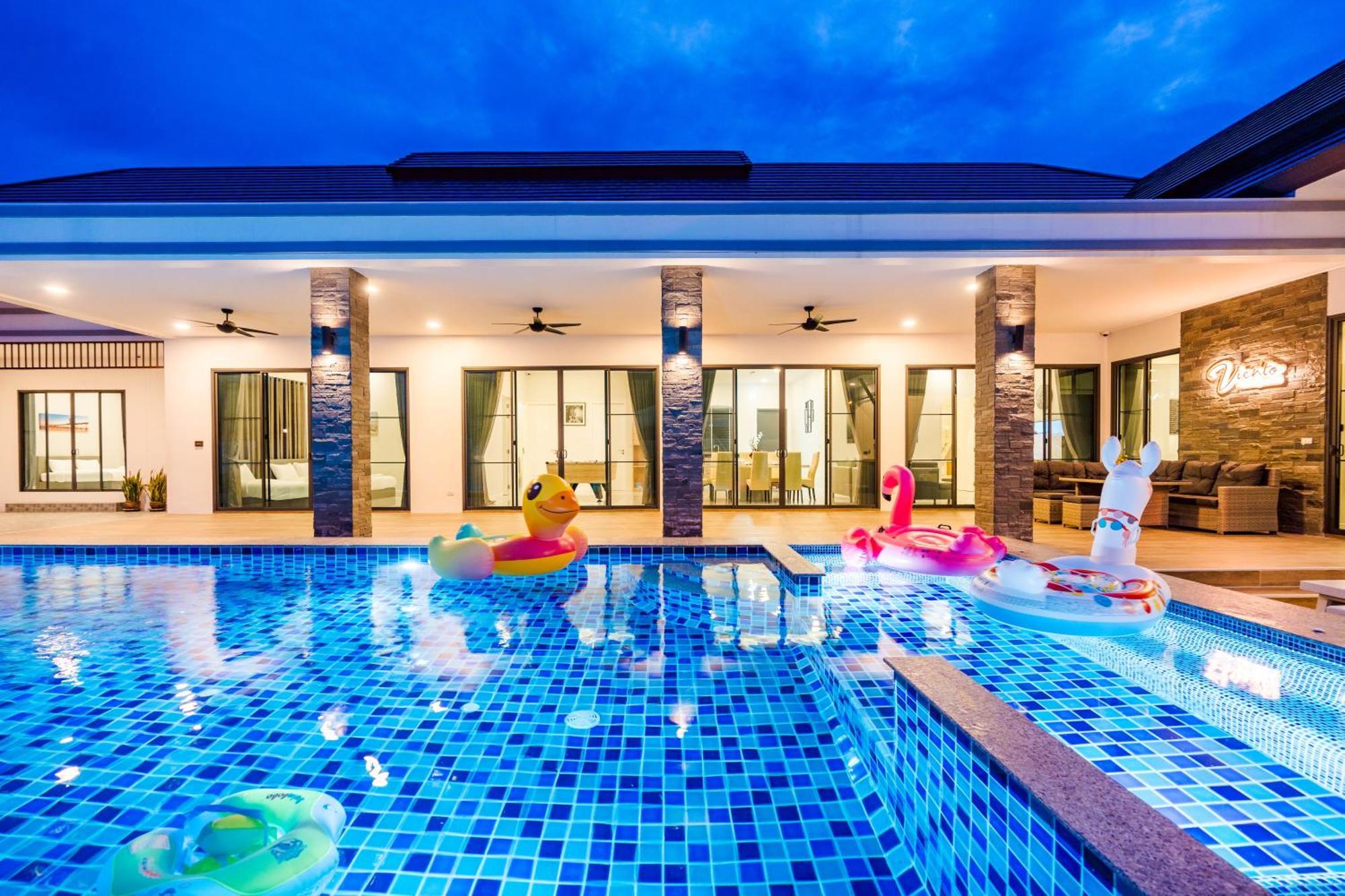 Viento Pool Villa Huahin 6 ห้องนอน Ban Bo Fai Exterior foto