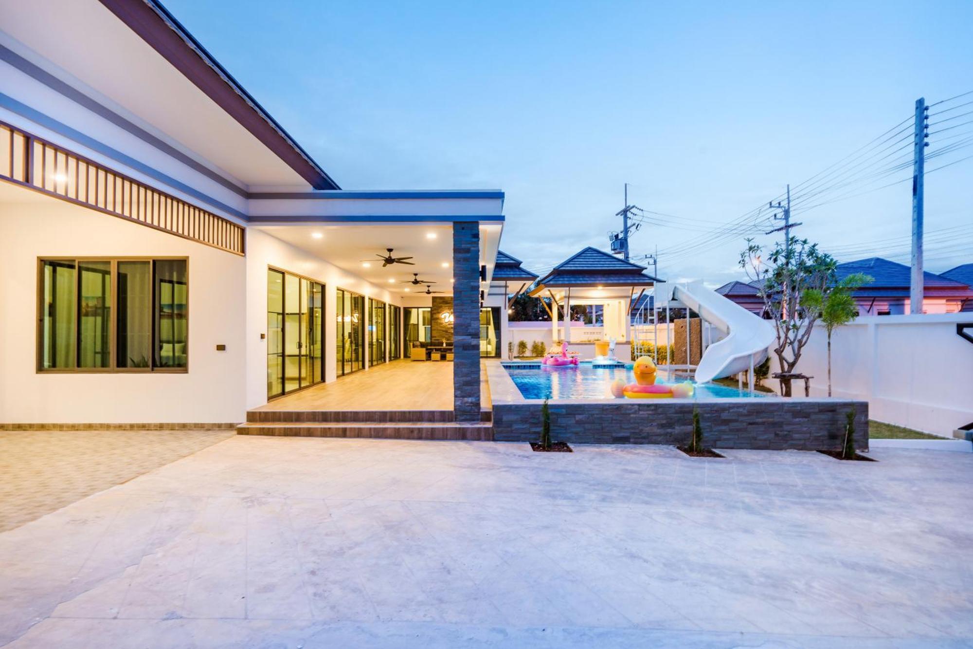 Viento Pool Villa Huahin 6 ห้องนอน Ban Bo Fai Exterior foto